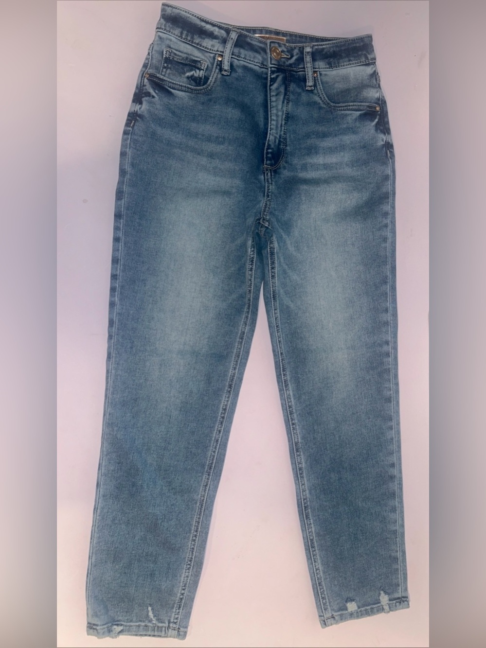 KUT From the Kloth High Rise Naomi Fab An Crop Straight Leg Jeans Size 2